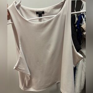 Express Women's Elegant Cream Tank Top